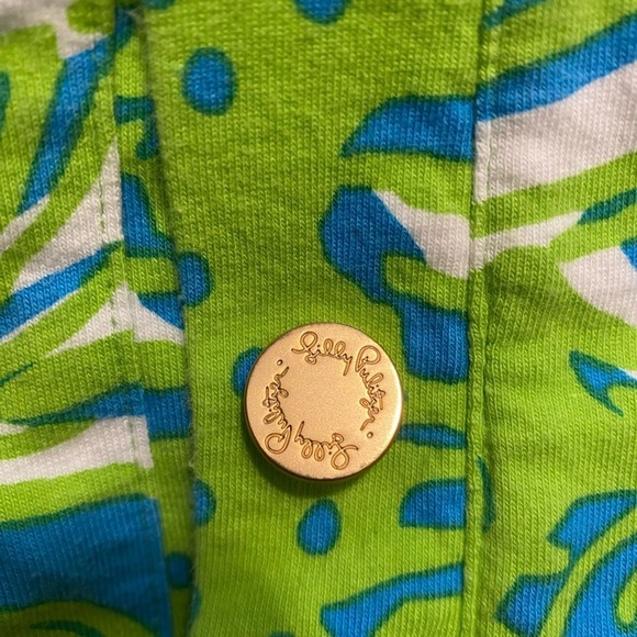 Lilly Pulitzer Limeade Roar of the Jungle Charlene Shift Dress‎ blue green small - Picture 5 of 11